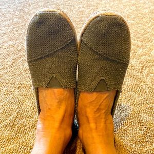 Tom’s slide on. Khaki green